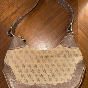 Dooney & Bourke Brown DB Monogram Shoulder Bag
